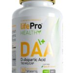 DAA Ácido D-Aspártico Life Pro - Optimizador de Testosterona, Hormona Crecimiento y Masa Muscular