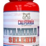 Vitamina E + Selenio California Supplement - Súper Antioxidante para Recuperación y Células (90 Perlas)