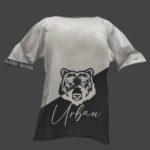 Camiseta oversize California Urban Blanca y Negra