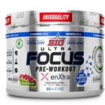 ULTRA FOCUS BIGscience 30serv- Pre-Entreno Nootrópico, Máximo Foco y Anti-Fatiga, con Rhodiola y Citicolina