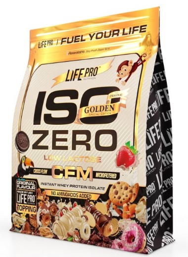 ISOLIFEPRO Life Pro Isolate Zero 1.600KG - Aislado de Proteína Ultra Puro (87%), Sabor Helado Italiano, Sin Azúcares - Imagen 1