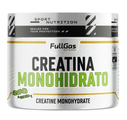 creatina full gas Creatina Monohidrato Micronizada 200 Mesh – Polvo Ultrafino para Fuerza, Rendimiento y Máxima Solubilidad - Imagen 1