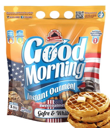 harina big MAX PROTEIN GOOD MORNING® Instant Oatmeal – Harina de Avena Micronizada, Ph Regulator®, Doble Edulcorado y Alta en Nutrientes - Imagen 1